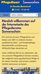 Mobile Screenshot of pflegedienst-sonnenschein.com